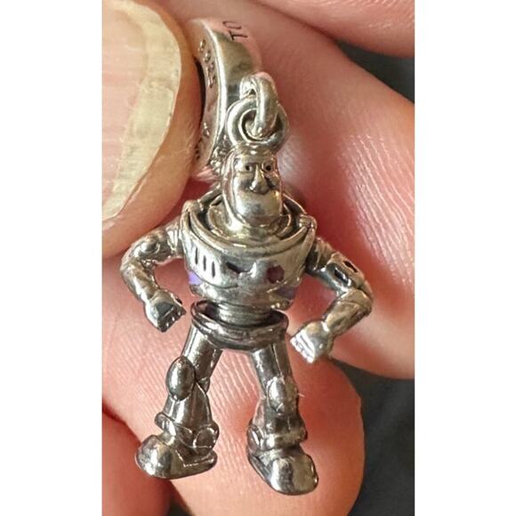 Disney Parks Exclusive Pandora Charm: Toy Story Pixar Buzz Lightyear, GUC - Picture 1 of 2